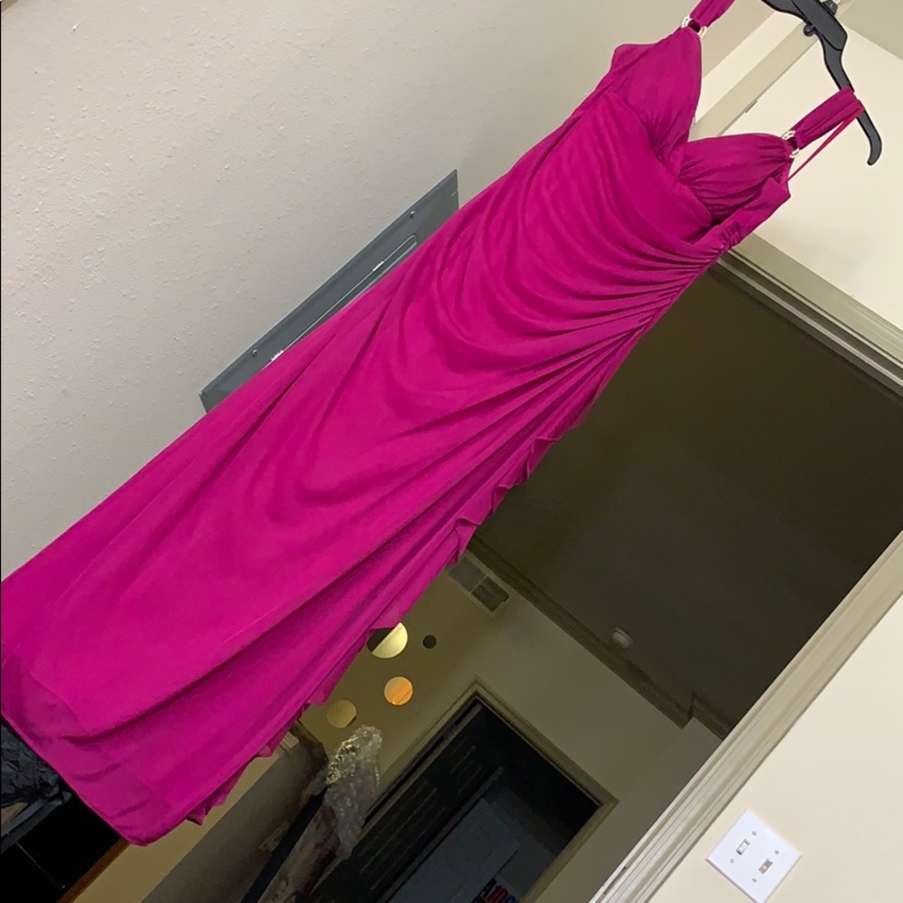 Formal dress magenta